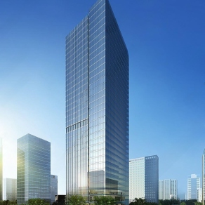 现代高层办公楼3D模型下载